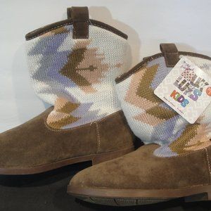 Muk Luks for Kids super cute Boots with warm faux fur lining Size 3 New …